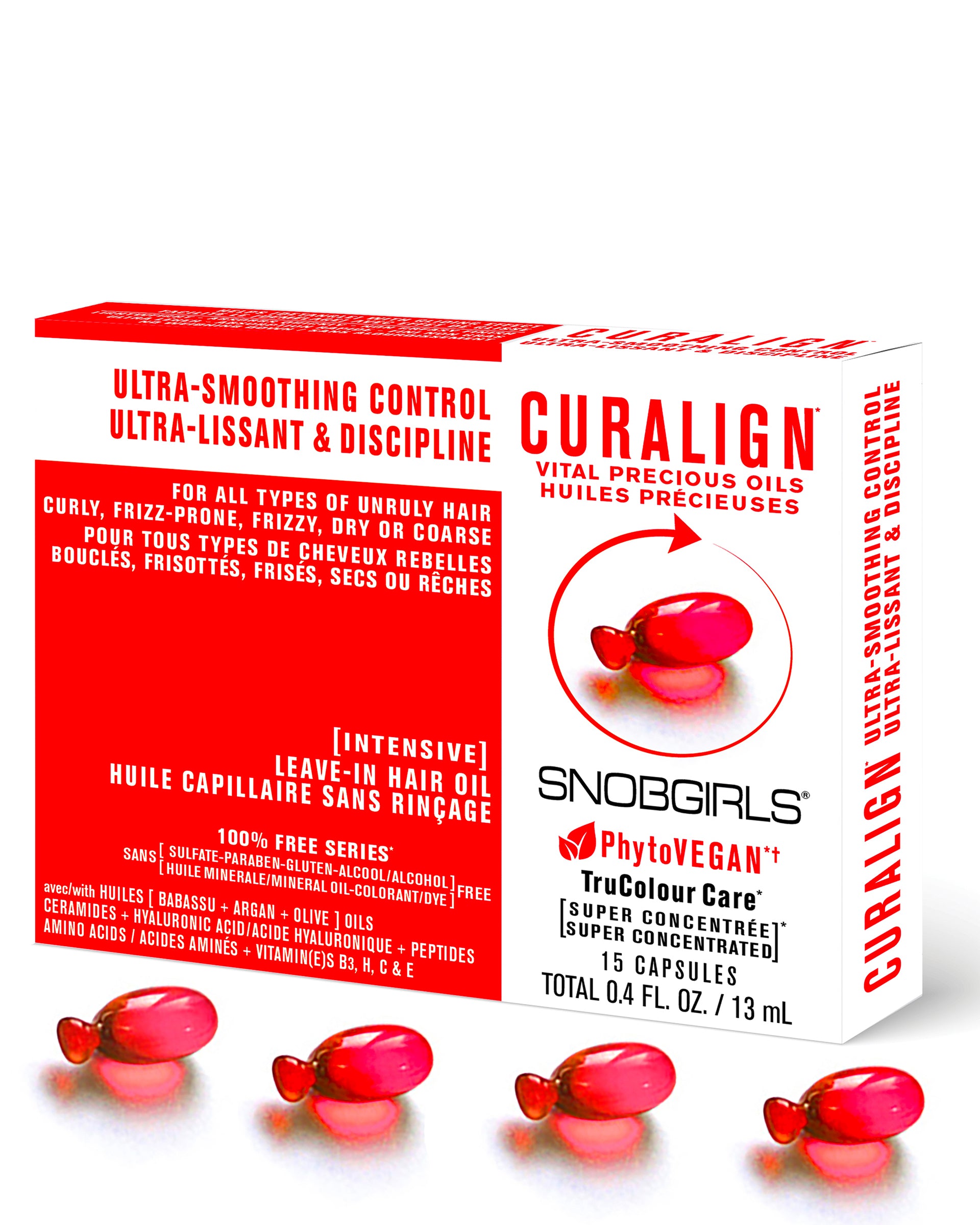 CURALIGN Salon Vegan Hair Oil for Ultra-Smoothing Control