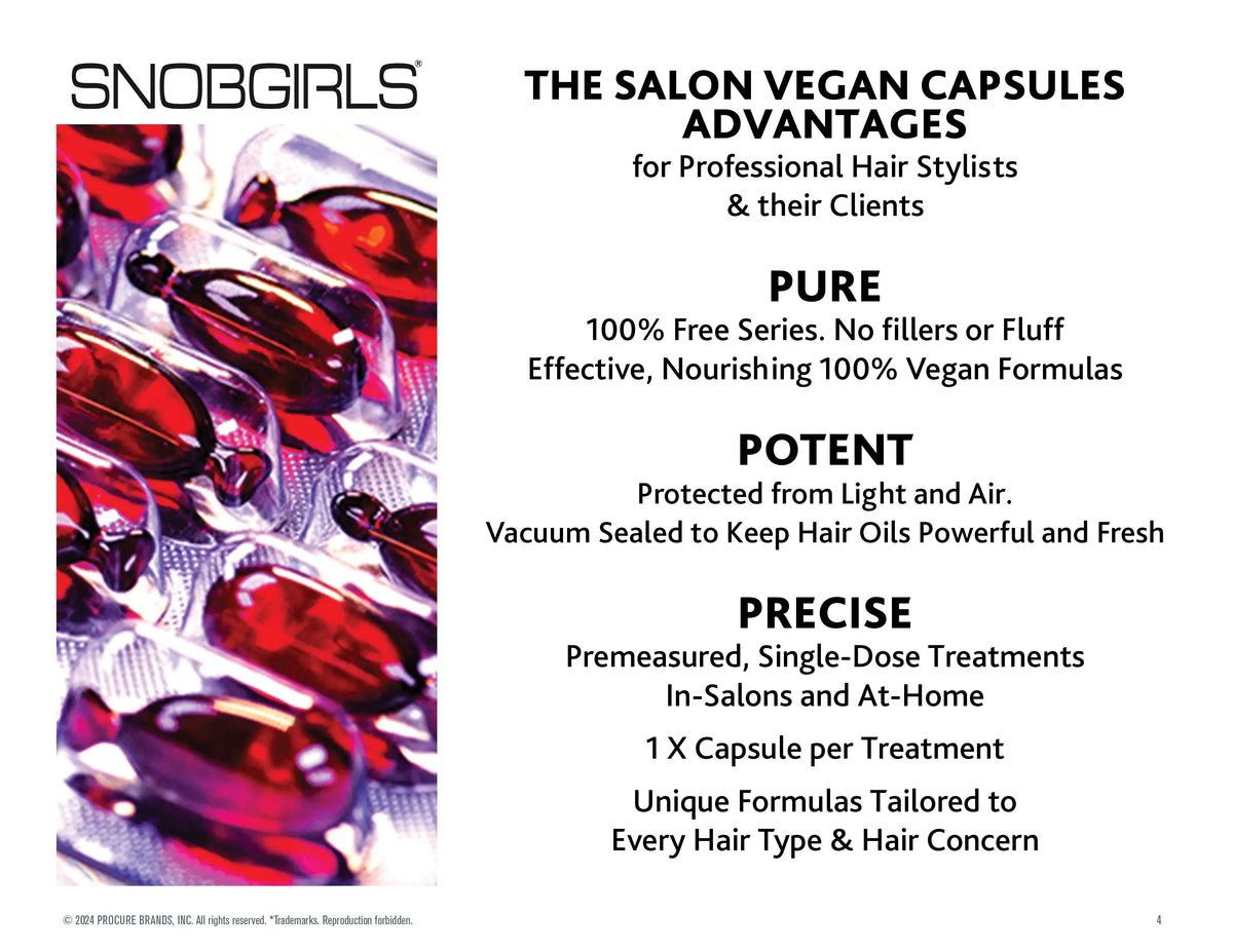 CURALIGN Vegan Hair Oil for Ultra-Smoothing Control - 45 Capsules SNOBGIRLS