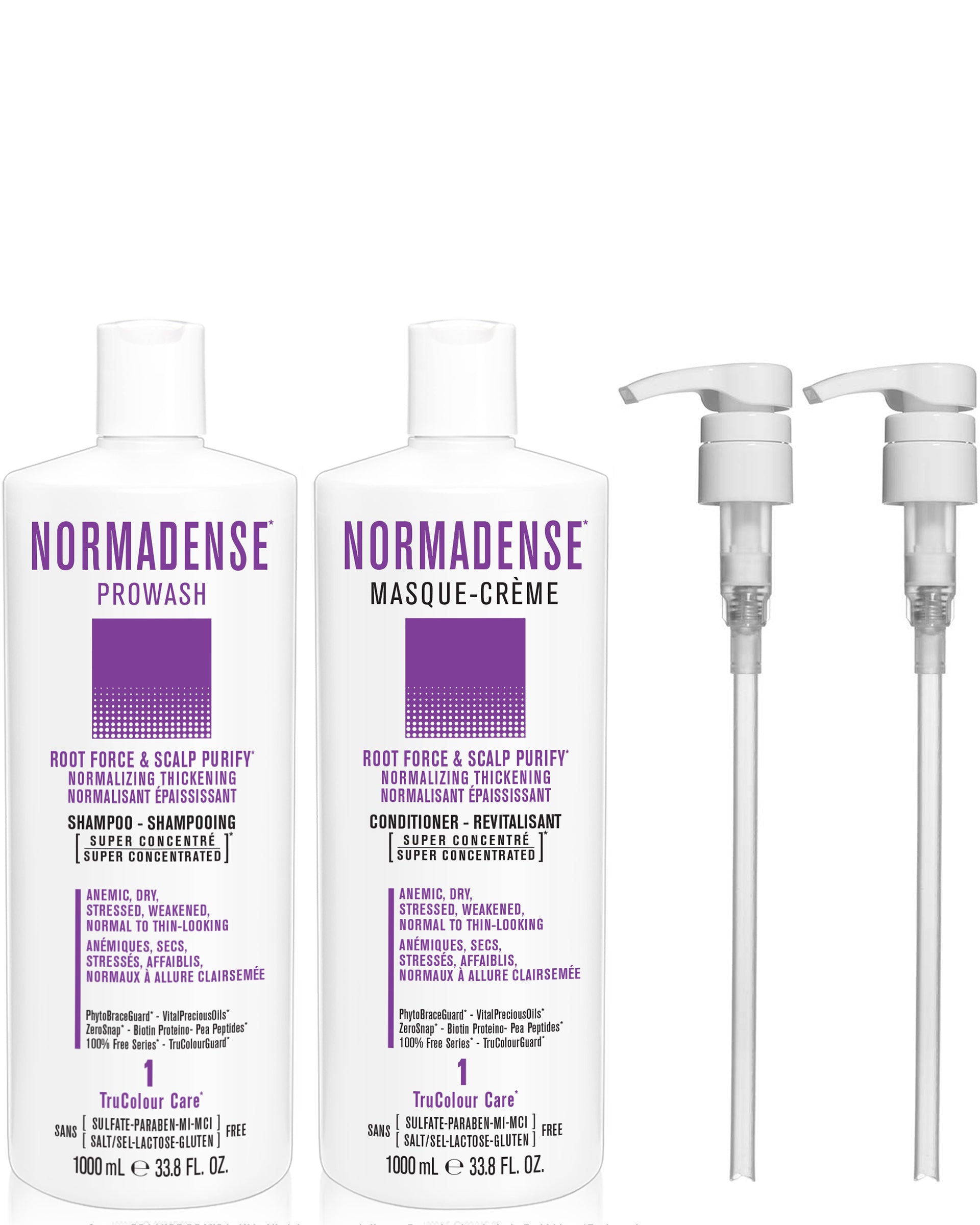 DUO NORMADENSE 1 - Prowash + Masque-Creme 1000 mL