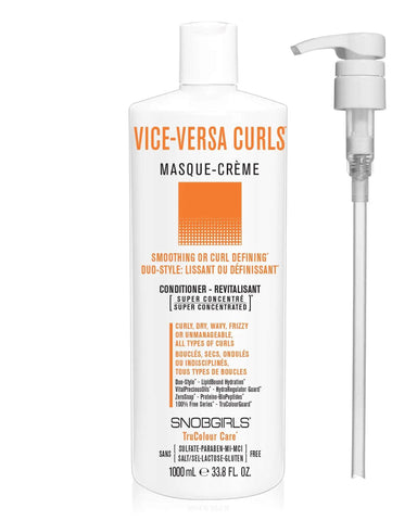 VICE-VERSA CURLS Masque-Creme (conditioner) 33.8 FL. OZ. + Pump - SNOBGIRLS.com