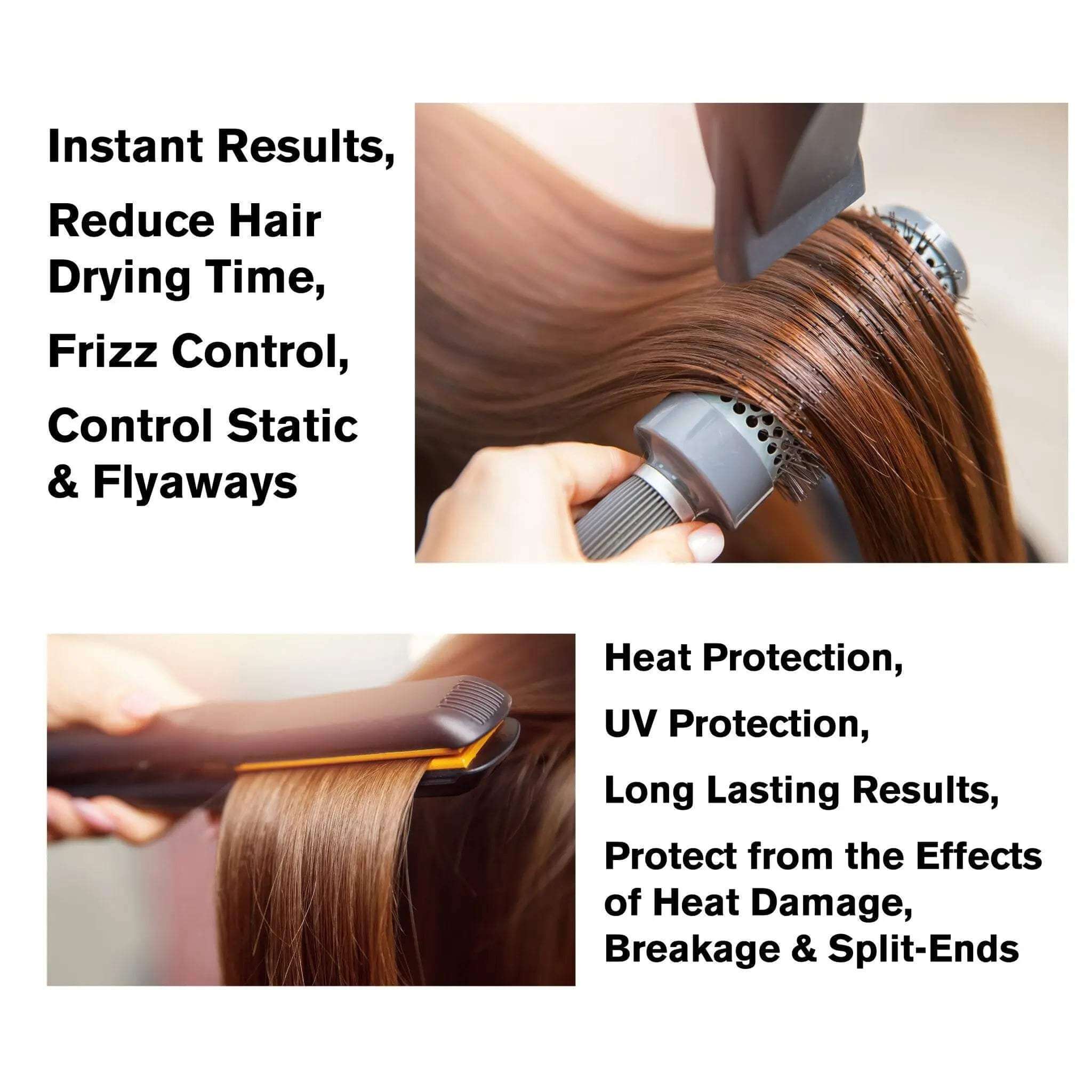 CURALIGN Intensive Leave-In Hair Oil with Argan Oil, Hyaluronic Acid, Ceramides, Peptides & Vitamins - SNOBGIRLS.com