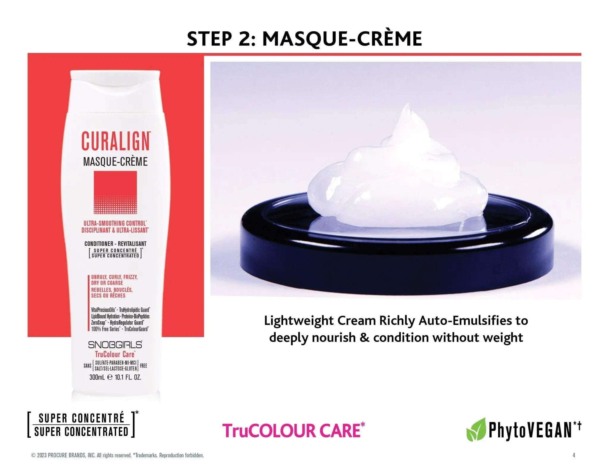 CURALIGN Masque-Creme (conditioner) 33.8 FL. OZ. - SNOBGIRLS.com