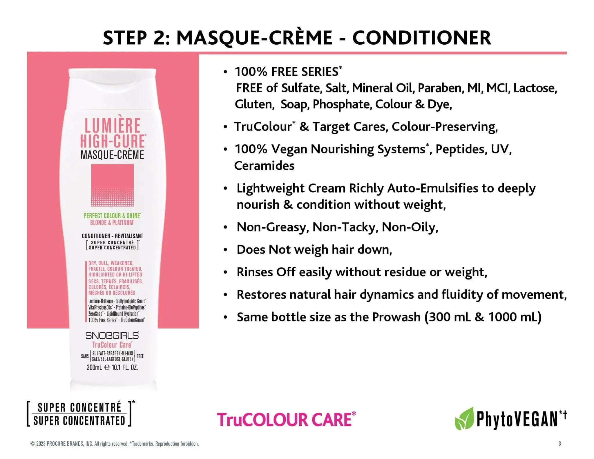 LUMIERE HIGHCURE Shampoo Conditioner Duo LITERSshampoo conditionerSNOBGIRLS.com