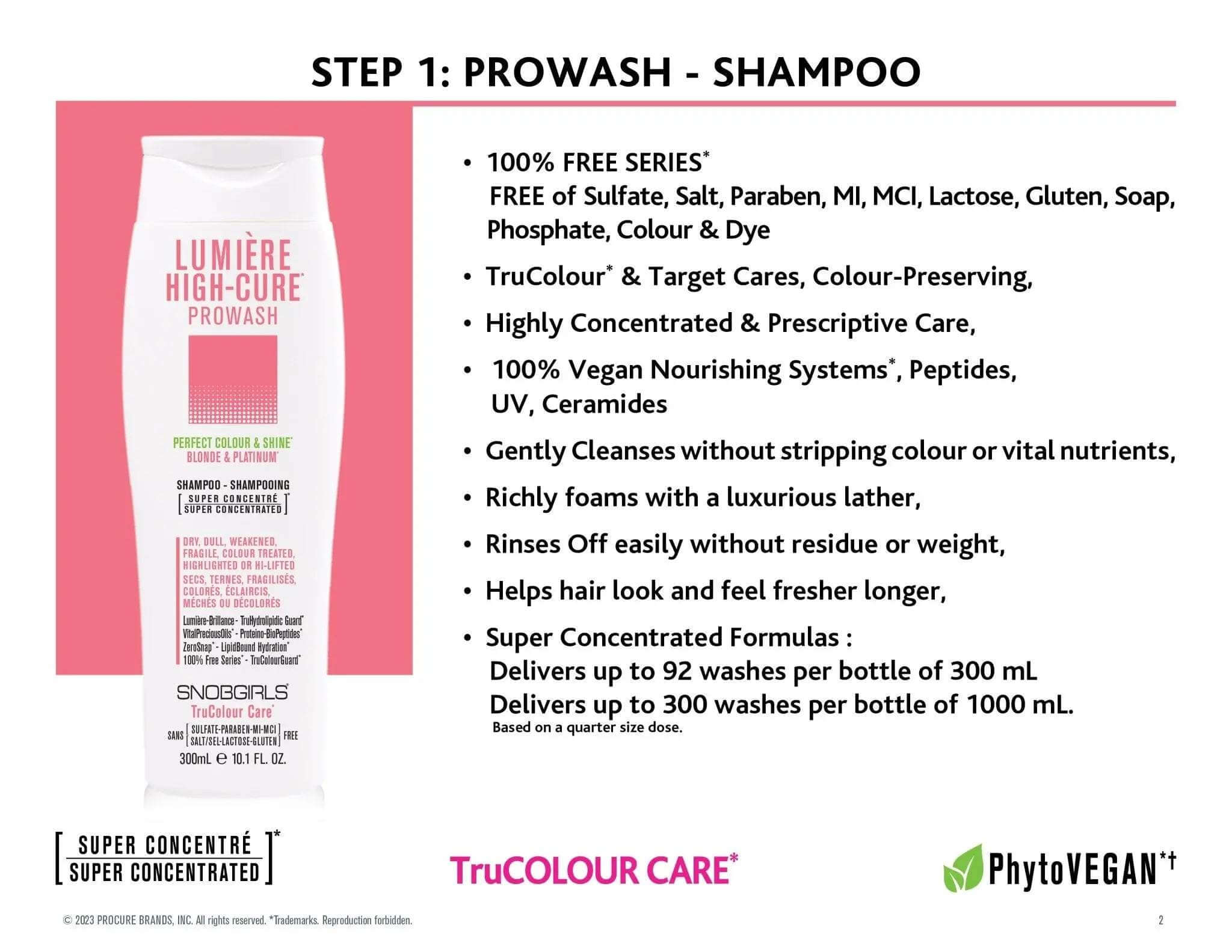 LUMIERE HIGHCURE Shampoo Conditioner Duo LITERSshampoo conditionerSNOBGIRLS.com