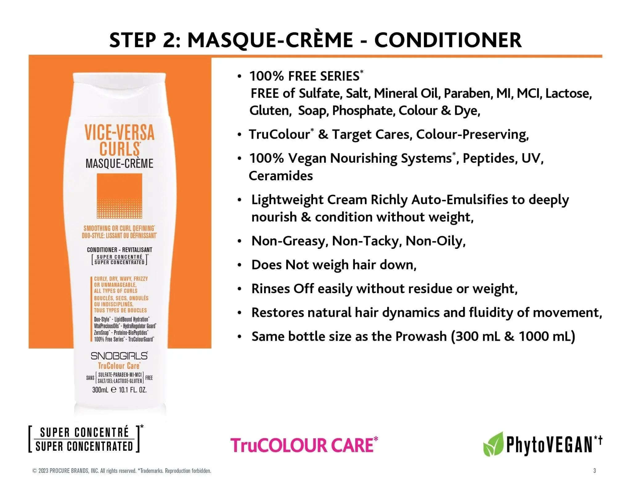 VICE-VERSA CURLS Masque-Creme (conditioner) 33.8 FL. OZ. - SNOBGIRLS.com